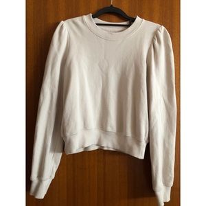 Wilfred Free Terry Fleece Sweater, size S in Oatmeal